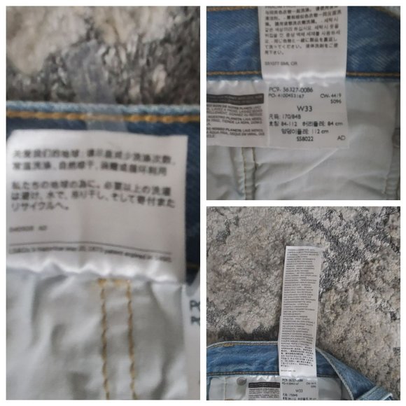 Levi's Premium Women's 501 Button Fly Cut-Off Denim Jean Short Blue Size W33 - Picture 8 of 12